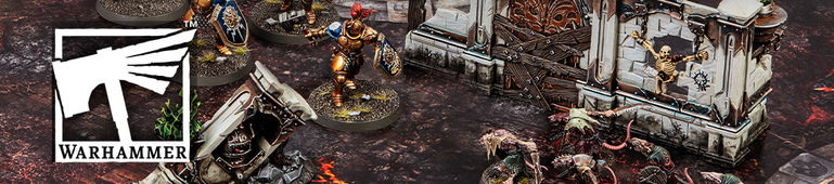 Warhammer promotional banner
